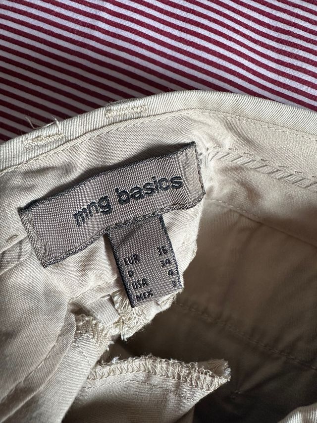 Pantalon chino mujer MANGO