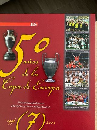 8 libros 50 años de la Copa de Europa