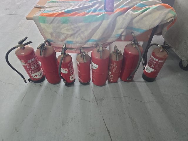 Extintores caducados