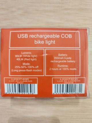 Piloto trasero bicicleta MSC