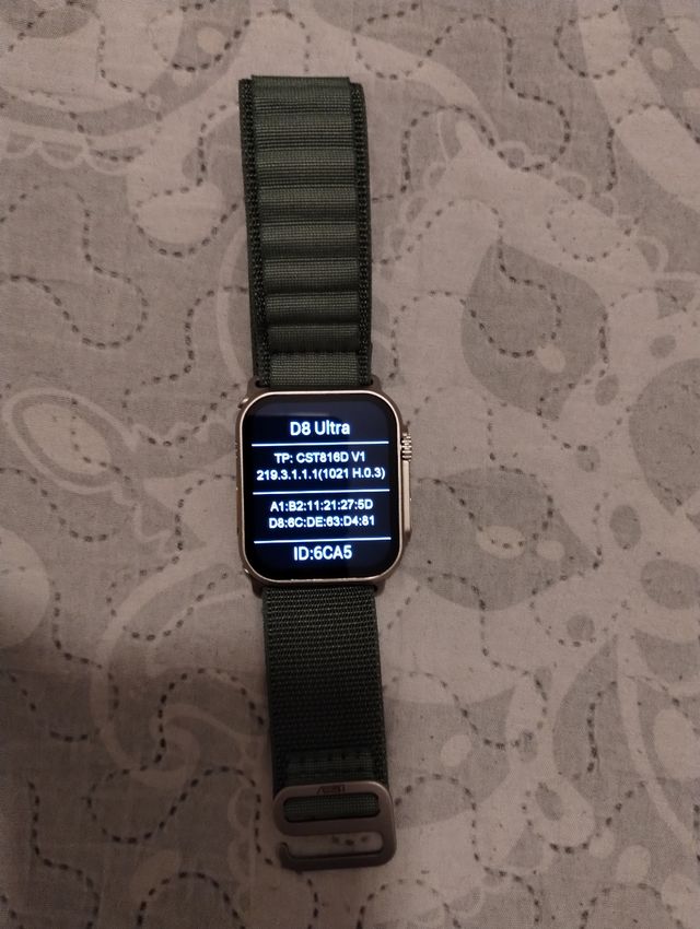 RELOJ SMARTWATCH D8ULTRA