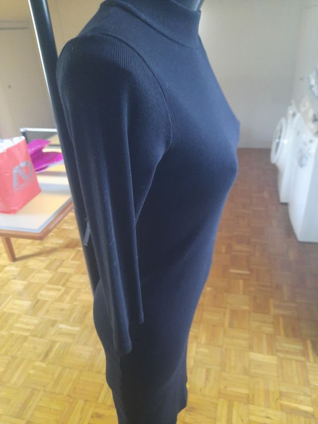 Tubino nero elasticizzato tg unica