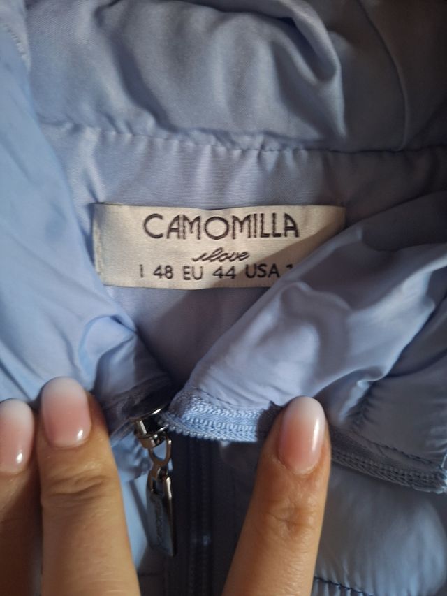 Piumino celeste Camomilla