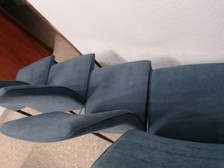 4 SILLAS COMEDOR AZUL