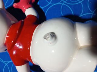 Figura cerdo cerámica años 80