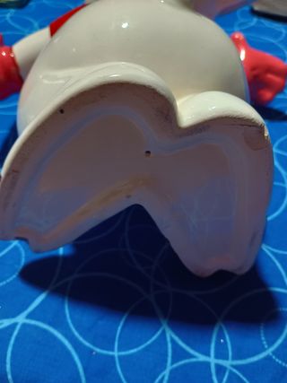 Figura cerdo cerámica años 80