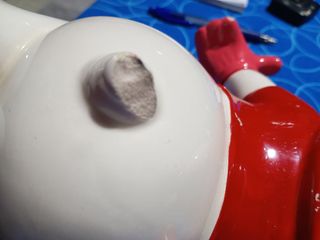 Figura cerdo cerámica años 80