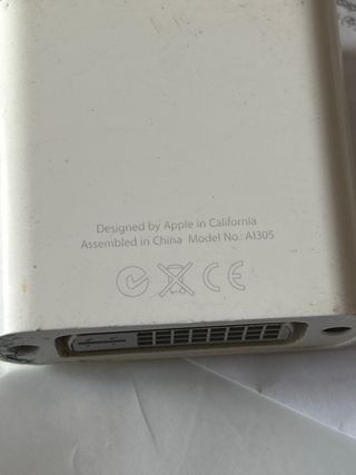 Adaptador Mini Display Port a DVI Adapter A1305