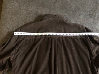 Camicia in velluto marrone