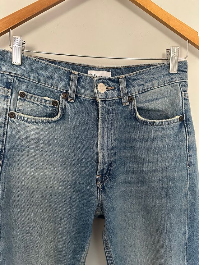 Pantalon vaquero mujer ZARA