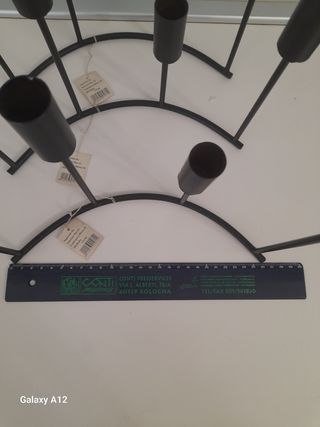 1 candelabro nuovo con 4 portacandele