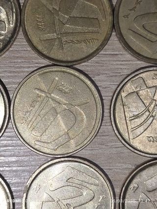 Lote 74 monedas de 5 pesetas
