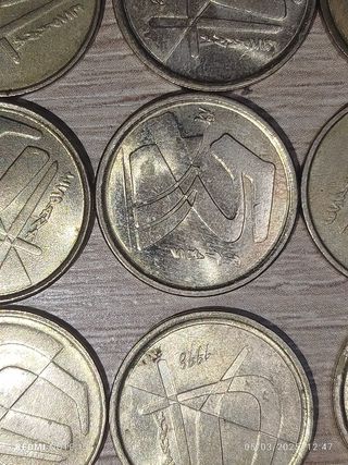 Lote 74 monedas de 5 pesetas
