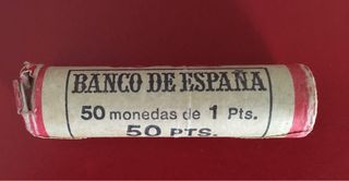 Rollo 50 pesetas a peseta