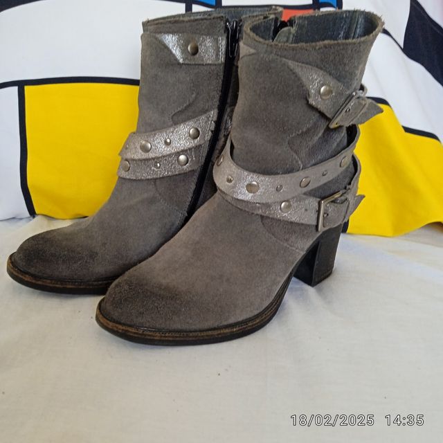 Botines Piel 36 Kanna