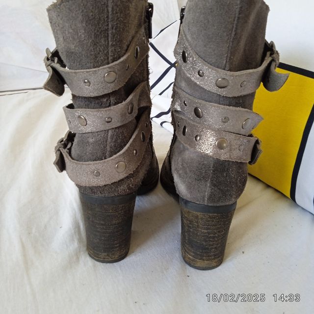 Botines Piel 36 Kanna