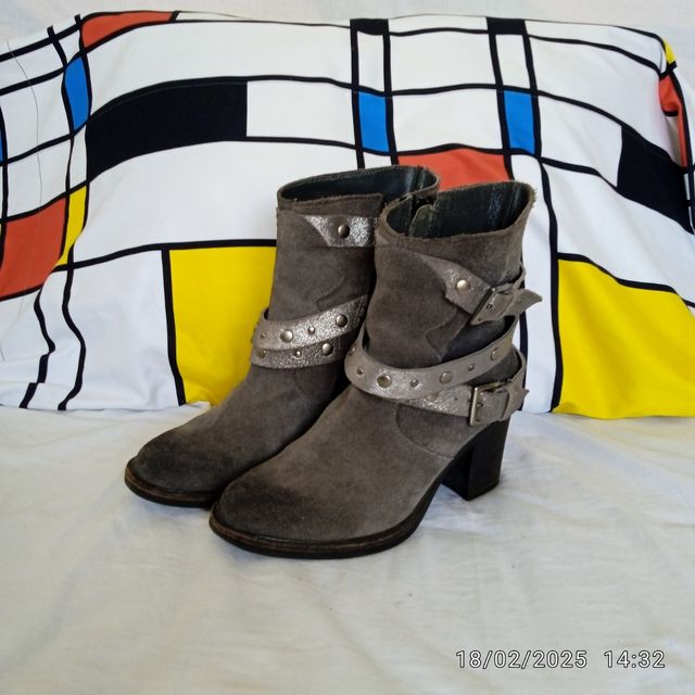 Botines Piel 36 Kanna