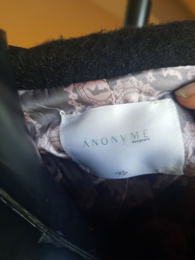 Cappotto lungo nuovo tg XS Anonyme