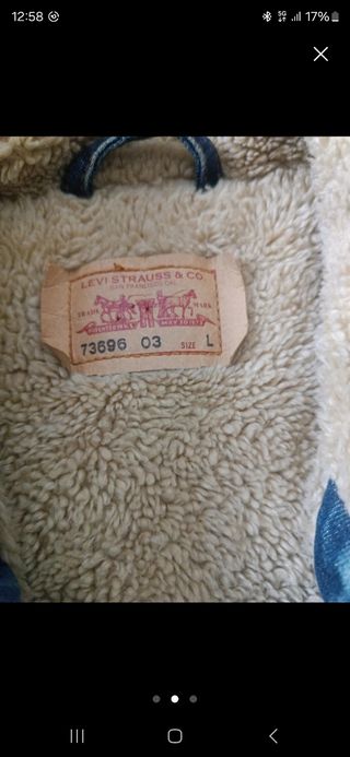 Cazadora vaquera Levis Talla L mujer