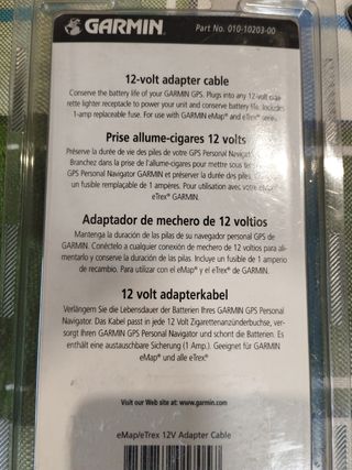 Adaptador mechero Garmin