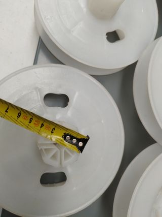 7 Discos persiana de 165 mm  plástico