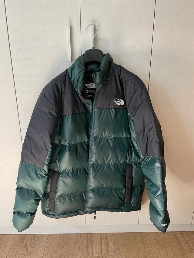Abrigo the north face verde y negro de hombre