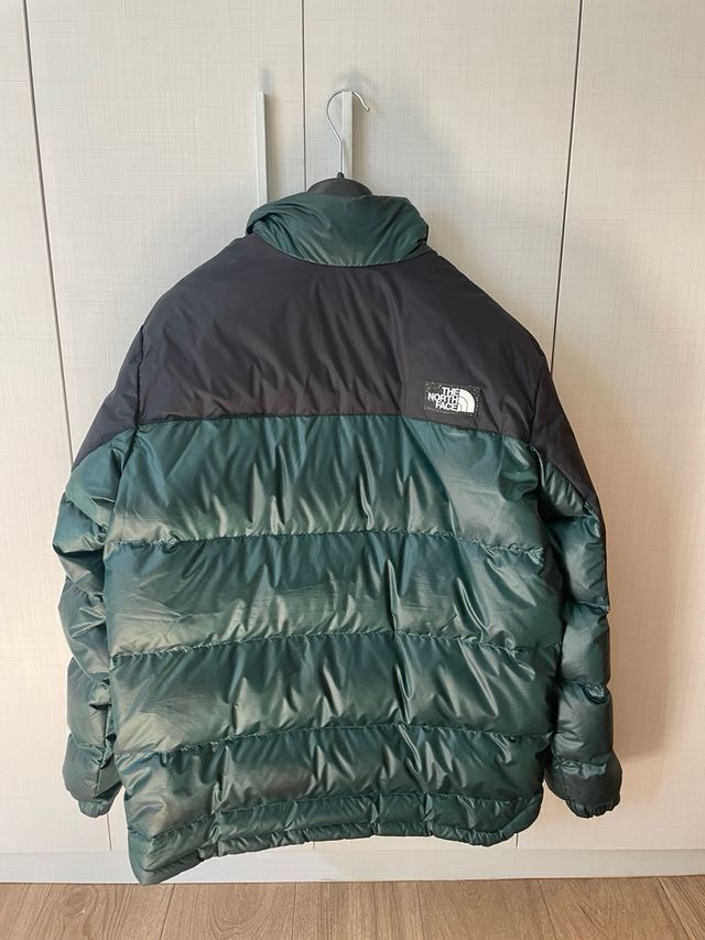 Abrigo the north face verde y negro de hombre