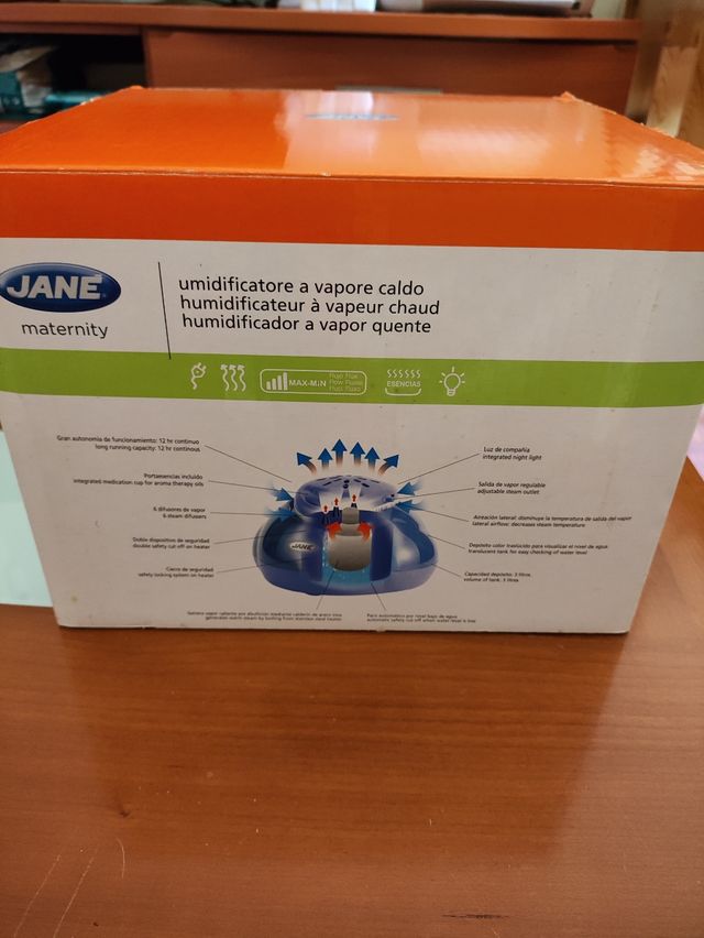 Humificador a vapor portátil