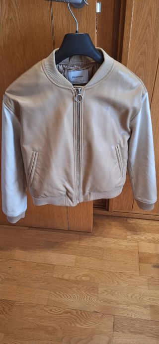 Bomber de piel mujer