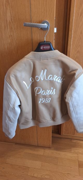 Bomber de piel mujer