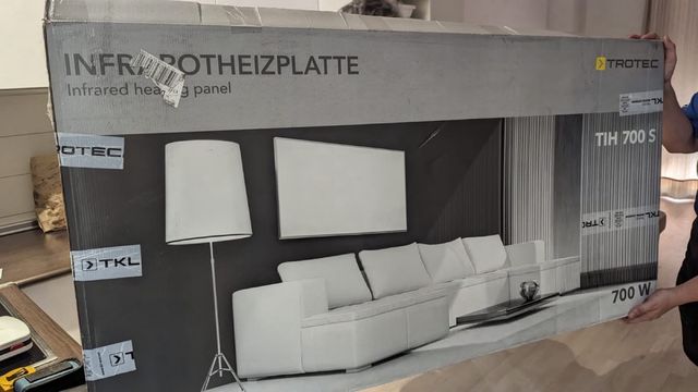 Panel calefactor infrarrojo TROTEC TIH 700s