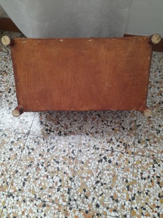 Porta riviste in legno e vimini