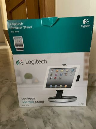 Logitech speaker stand para ipad