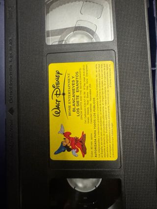Blanca nieves y los 7 enanitos VHS