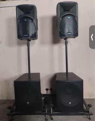 Alquiler altavoces eventos