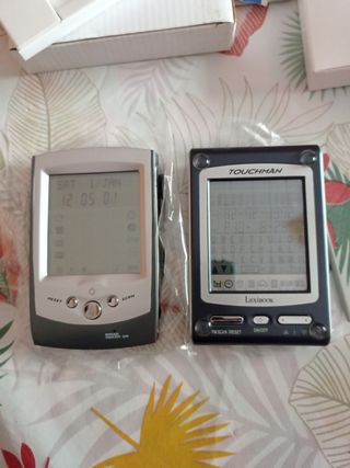 Agendas electrónicas telef alarm juegos 