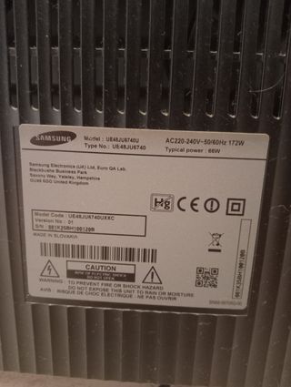 Televisor Samsung 4k serie 6