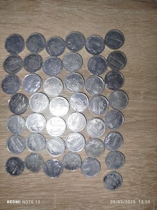 Lote de 89 monedas de 1 peseta