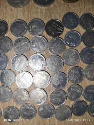 Lote de 89 monedas de 1 peseta