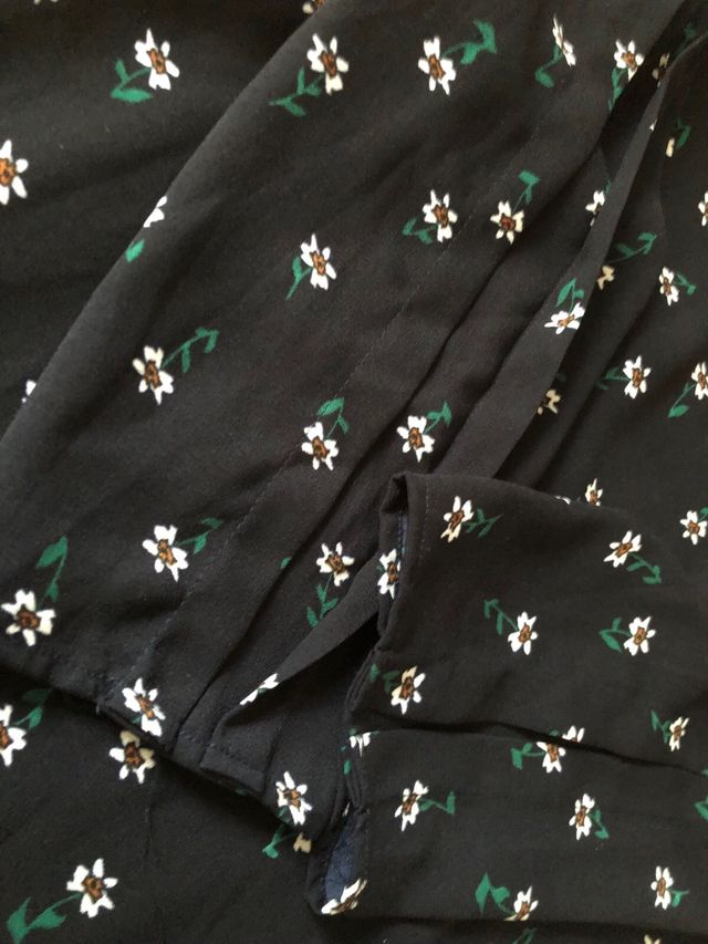 Only Vestido manga francesa