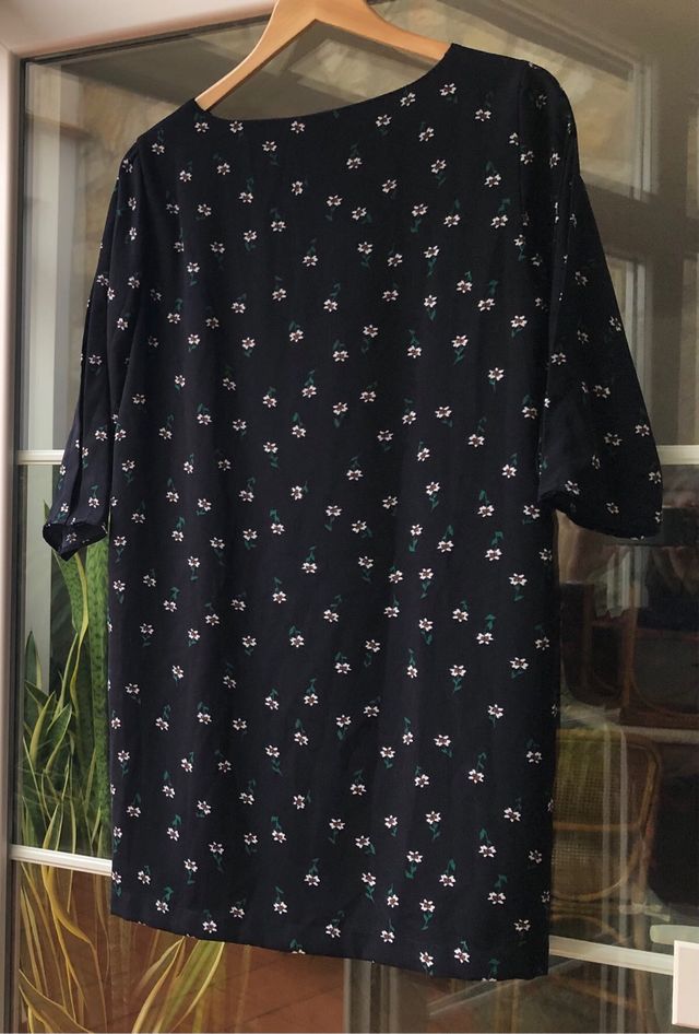 Only Vestido manga francesa