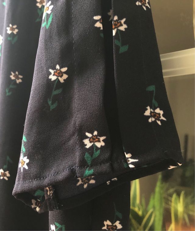 Only Vestido manga francesa