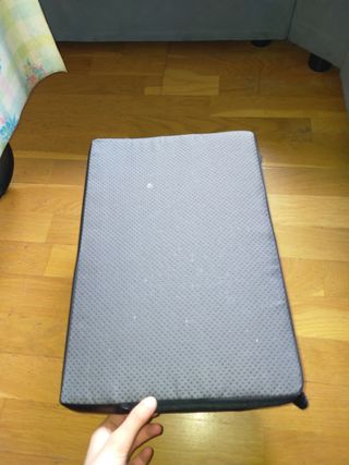 Reposapies de masaje calefactable