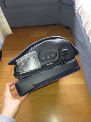 Reposapies de masaje calefactable