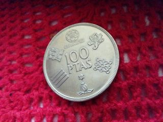 Moneda de 100 pesetas año 1980