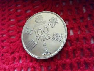 Moneda de 100 pesetas año 1980