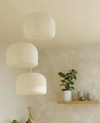 Lamparas de lino NUEVAS