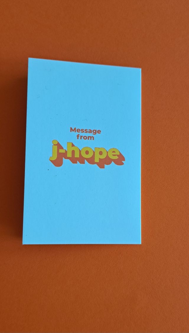 Bts messaggio J hope Butter