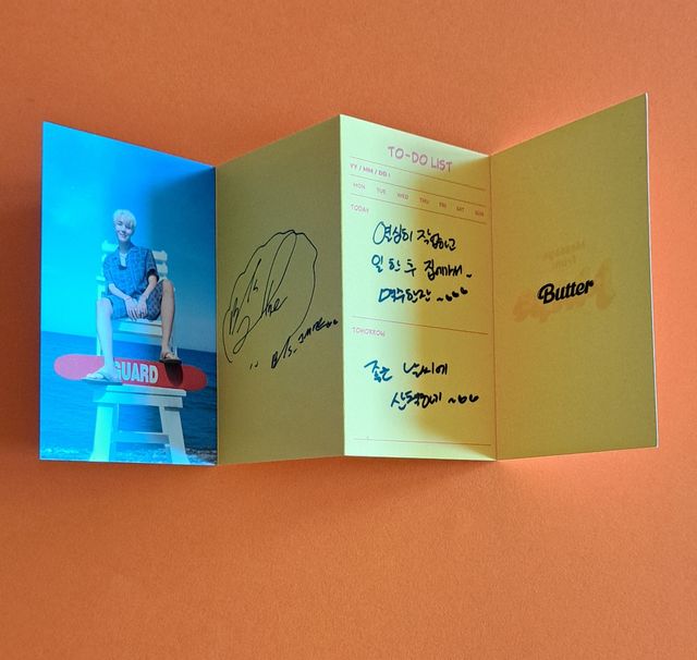 Bts messaggio J hope Butter