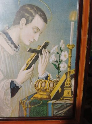 Cuadro capilla san luis gonzaga